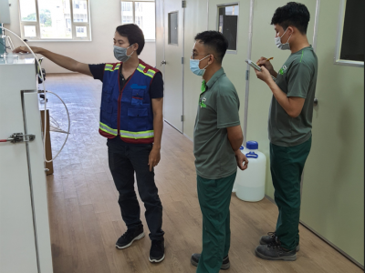 Bàn giao máy thử Formandrhyde cho Dongwha Thái Nguyên